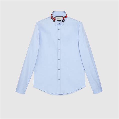 gucci men oxford shirt|gucci snake dress shoes.